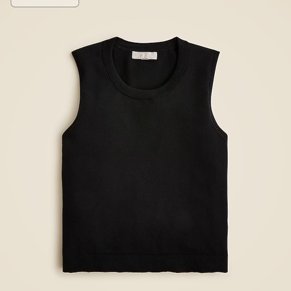 J.Crew Sweater shell in premium ultra-fine cotton - Picture 1 of 4